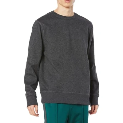 Abbildung von Amazon Essentials Herren Fleece Sweatshirt mit Rundhalsausschnitt (erhältlich in Big &amp; Tall), Dunkelgrau Meliert, XXL