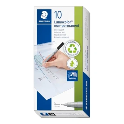 Abbildung von STAEDTLER 311 9 Permanent Marker 100, Rundspitze, Pack XXL, Blau, 1 Stück