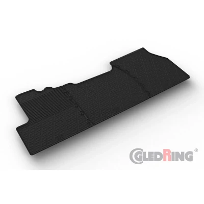 Abbildung von Gledring 0891 Fußmattensatz Gummi hinten 3 schwarz 750mm 550mm