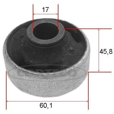 Abbildung von CORTECO 80000259 Querlenkerlager VOLKSWAGEN: Polo III Hatchback, Lupo / 3L