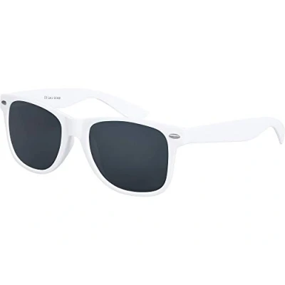 Abbildung von Balinco Sonnenbrille UV400 CAT 3 CE Rubber mit Federscharnier für Damen &amp; Herren (weiß smoke)