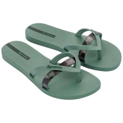 Abbildung von Ipanema Zehentrenner Kirei CHIC FEM Badesandale, Damen, Größe: 40, Grün Schuhe
