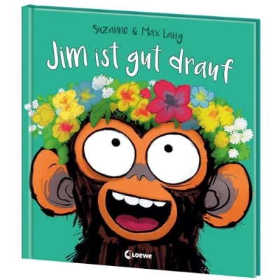 Abbildung von Jim ist gut drauf: Freches Bilderbuch über Gefühle, das einfach gute Laune macht für Kinder ab 4 Jahren