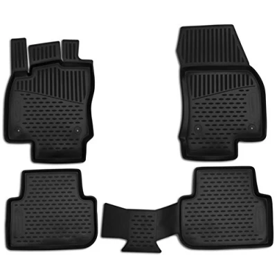 Abbildung von AD Tuning FM21007 Passform Gummifußmatten (5 teilig), schwarz
