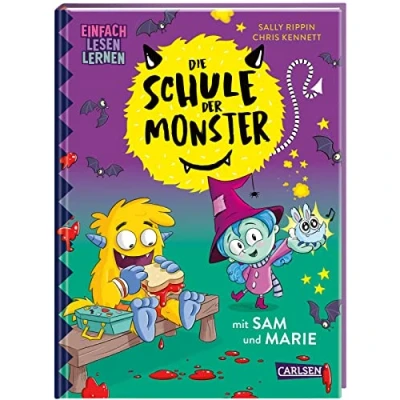 Abbildung von Die Schule der Monster mit Sam und Marie: Einfach Lesen Lernen Witziges Kinderbuch Reimen für Leseanfänger*innen ab 5 Bestseller Reihe aus Australien