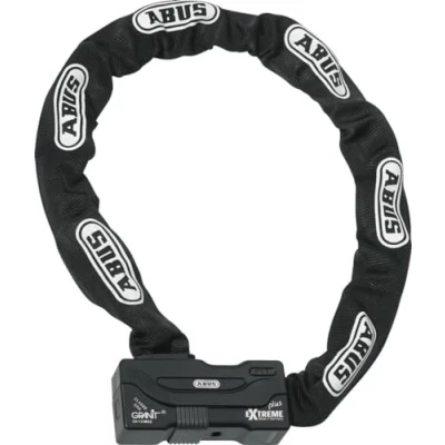 Abbildung von ABUS Schloss Ketten Kombi Granit Extreme Plus 59 Motorradschloss aus 12 mm starker Sechskantkette Sicherheitslevel 20 110 cm Kettenlänge