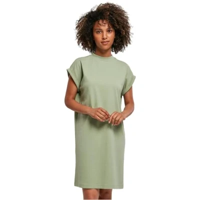 Abbildung von Build Your Brand Damen BY101 Ladies Turtle Extended Shoulder Dress Kleid, softsalvia, XS