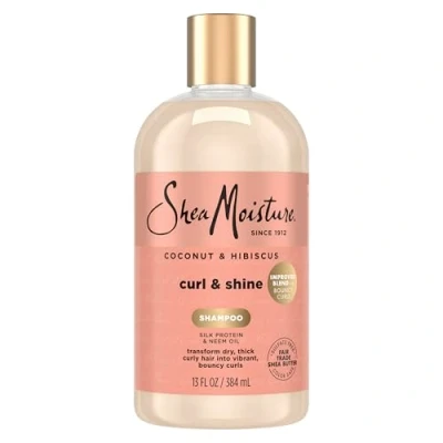 Abbildung von Sheamoisture SHEA Moisture Coconut AND Hibiscus CURL Shine Shampoo Shampoo, Größe: 384 ml,