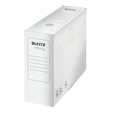 Abbildung von Leitz Archivbox Infinity, horizontal, 80mm, weiß