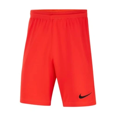 Abbildung von Nike Performance Fussball Drifit PARK kurze Sporthose für Kinder, Größe: 152 158, Bright crimson / black