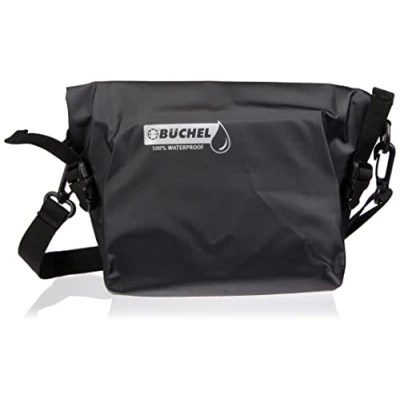Abbildung von Büchel Lenkertasche, 100% wasserdicht, mit Tragegurt, schwarz, 81530001
