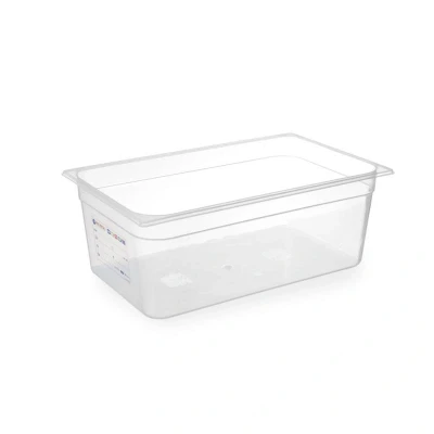 Abbildung von HENDI Aufbewahrungsbehälter HACCP GN 1/1 65 mm 9 Liter Polypropylen PP Kunststoff, Behälter