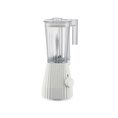 Abbildung von Alessi Plissé MDL09 W Standmixer mit Abgestufter Karaffe, Thermoplastisches Harz, Europäischer Stecker 700W, 1,5l, Weiß