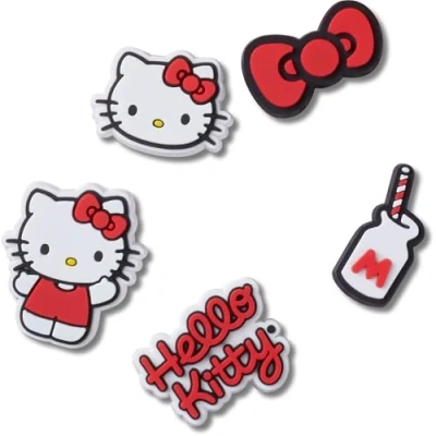 Abbildung von Crocs Hello Kitty Unisex 5 PACK Geschenkidee, Größe: One Size, Multi