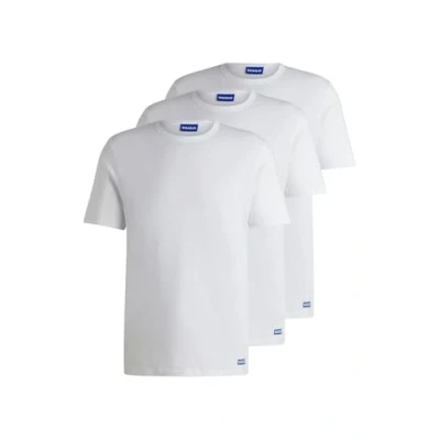 Abbildung von HUGO Naolo 3 PACK Tshirt basic, Herren, Größe: XS, White