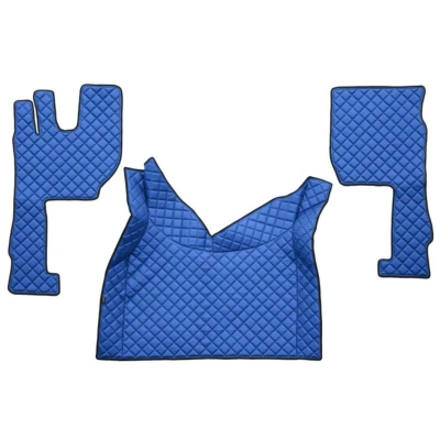 Abbildung von F CORE FL08 BLUE Fußmattensatz Eco Leder vorne 3 Blau