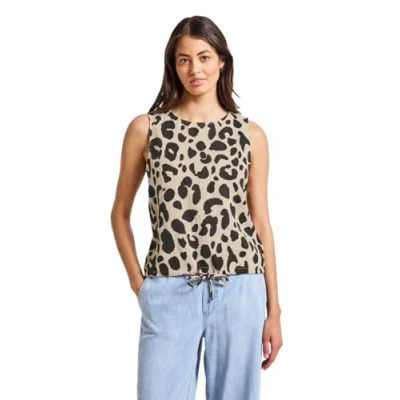 Abbildung von Street One MIT Print Bluse, Damen, Größe: 42, Beige