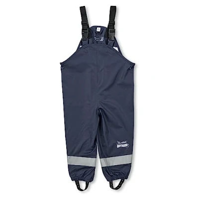 Abbildung von Sterntaler Unisex Kinder Regenträgerhose Ungefüttert Rain Pants, Marine, 86 EU