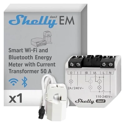 Abbildung von Shelly EM Gen3 + 50А Clamp