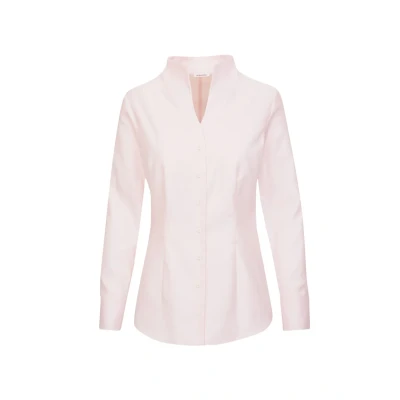 Abbildung von Seidensticker Damen Women Slim Longsleeve Cotton Bluse, Rosa(080613), 34 EU