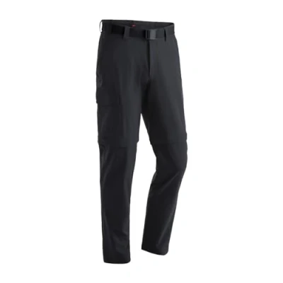 Abbildung von Maier Sports Torid Slim Zip, Herren Wanderhose, Wasserabweisende Outdoorhose für Trekking und Hiking, Enganliegend, Zipp off Funktion, PFC frei, mSTRETCH pro 4 &amp; Dryprotec, Schwarz, 28 (W40/L31)