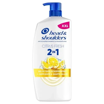 Abbildung von Head &amp; Shoulders Anti Schuppen Shampoo 2in1 Citrus Fresh Für fettiges Haar, 800ml Pumpspender. Bis zu 100% Schuppenschutz, Klinisch Getestet. jeden Kopfhauttyp. Tägliche Anwendung. Duft