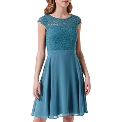 Abbildung von Vera Mont Cocktailkleid/festliches Kleid, Damen, Größe: 40, Smoky teal