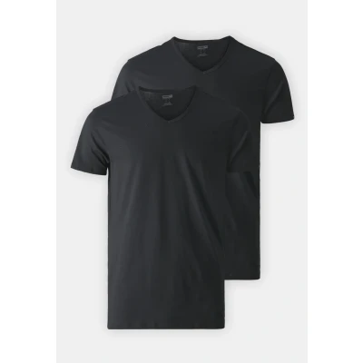 Abbildung von Puma Basic Vneck 2 PACK Unterhemd/shirt, Herren, Größe: Large, Black