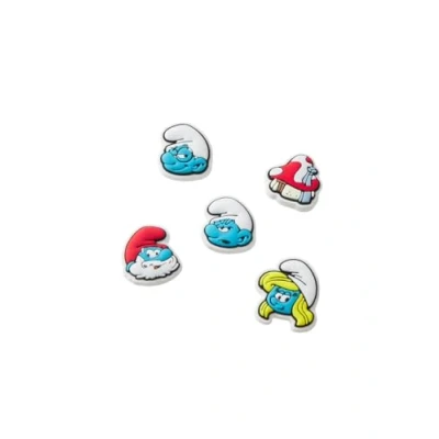 Abbildung von Crocs Unisex Erwachsene Smurfs 5 Pack Schuhanhänger, Mehrfarbig