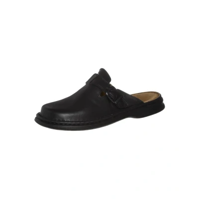 Abbildung von Josef Seibel Madrid Pantolette flach, Herren, Größe: 49, Schwarz Schuhe