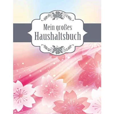 Abbildung von Mein großes Haushaltsbuch: Geld sparen im Haushalt und Alltag Format mit viel Platz Rosa Wind