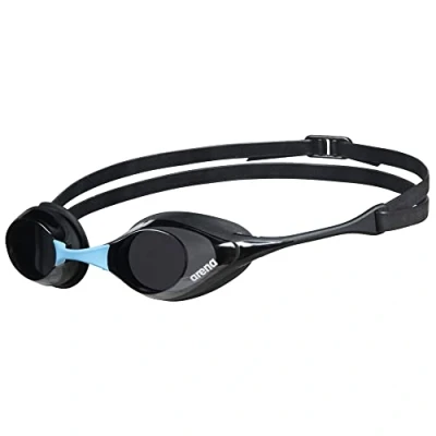 Abbildung von arena Cobra Original Swipe Unisex Wettkampfbrille für Erwachsene, Schwimmbrille mit Anti Beschlag Gläsern, UV Schutz, 4 Austauschbare Nasenstege