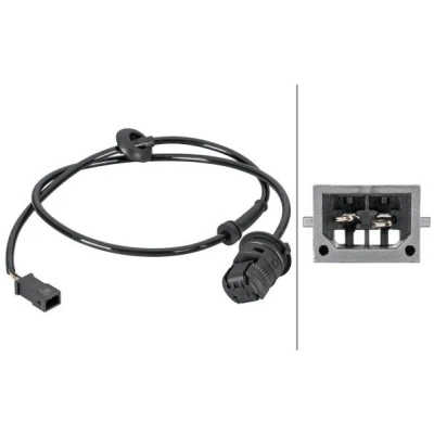 Abbildung von HELLA 6PU 012 806 791 ABS Sensor Induktivsensor 2 930 AUDI: A6 C5 Saloon, Avant, C4 Avant