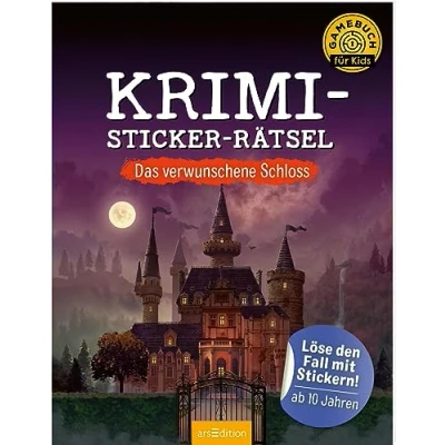 Abbildung von Krimi Sticker Rätsel Das verwunschene Schloss: Löse den Fall mit Stickern! Ein Escape Heft Stickern für Kinder ab 10 Jahren