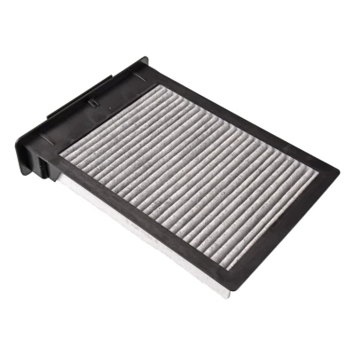 Abbildung von FEBI BILSTEIN 183847 Innenraumfilter Aktivkohlefilter 225 163,5 44 CITROËN: C1 I, PEUGEOT: 107 Hatchback, TOYOTA: Aygo