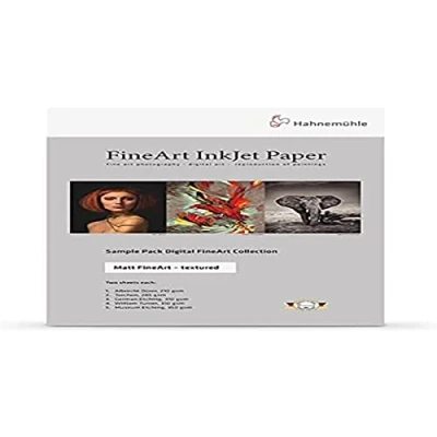 Abbildung von Hahnemühle 10640304 Digital FineArt Samplepack, Textured, matt struktur, 210 x 297 mm,