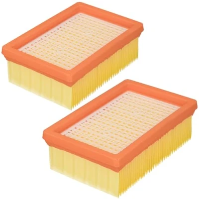 Abbildung von McFilter 2 Flachfaltenfilter geeignet für Kärcher WD4, WD5, WD6, MV4, MV5, MV6, Alternative KFI 4410 2.863 005.0 Mehrzwecksauger, Nass Trockensaugen ohne Filterwechsel