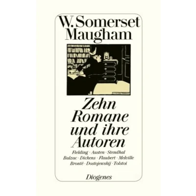 Abbildung von Zehn Romane und ihre Autoren: Fielding, Austen, Stendhal, Balzac, Dickens, Flaubert, Melville, Bronte, Dosotjewskij, Tolstoi