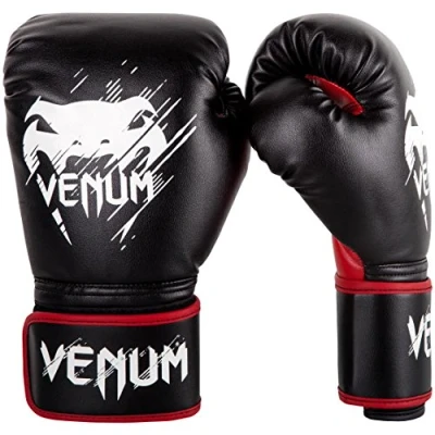 Abbildung von Venum, Contender Kinder Boxhandschuhe, Unisex Kinder, 6 Oz, Schwarz/Rot