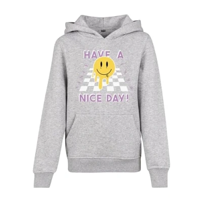 Abbildung von Mister Tee Jungen Kapuzenpullover Kids Nice Day Hoody heather grey 110/116