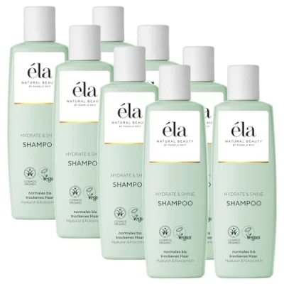 Abbildung von éla Natural Beauty Shampoo Hydrate &amp; Shine, 8er Pack (8 x 250 ml)