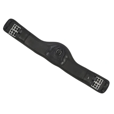 Abbildung von Schockemöhle Dressurgurt Pittsburgh Stretch Schwarz/Silber 50cm