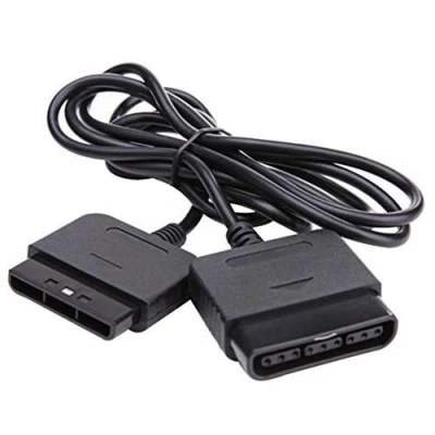 Abbildung von DARLINGTON &amp; Sohns 2 Stück Verlängerungskabel kompatibel für Playstation PS1 PS2 Controller Verlängerung Extansion Gamepad