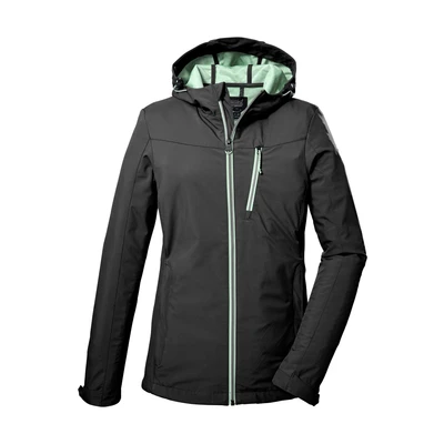 Abbildung von Killtec Softshelljacke »KOS 89 WMN SFTSHLL JCKT«, Damen Softshelljacke: Wind u wasserdicht, atmungsaktiv