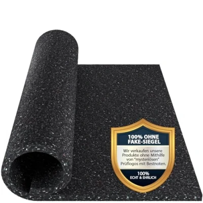 Abbildung von Waschmaschinenmatte 60x60x1 XXL Unterlage Pad Gummipads Anti Vibrationsdämpfer sicherer Stand für Trockner und Möbel Lautsprecher Gummimatte PREMIUM Waschmaschinenunterlage DEUTSCHER HÄNDLER