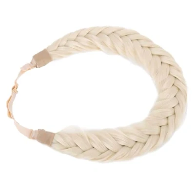 Abbildung von CAISHA Zopf Haarteil Haarband Stirnband Haarschmuck Geflochten Hellblond HZ212