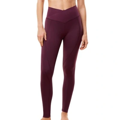 Abbildung von triaction by Triumph Cardio RTW Tights, Damen, Größe: Large, Deep burgundy