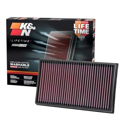 Abbildung von K&amp;N Motorluftfilter 33 3005: Hochleistung, Abwaschbar, Ersatzfilter, Erhöhte Leistung, 2012 2024 (Golf, Tiguan, Passat, Polo, A3, Q2, S3, TT, Ateca, Leon, Laroq, Octavia)
