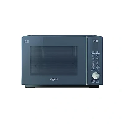 Abbildung von Whirlpool MWF 259 SG Freistehende Mikrowelle Abmessungen 46,8 cm x 49 32,5 cm. 25 Liter mit Leistung 800 W und 1300 Grill, Grau Schatten, ohne Teller.