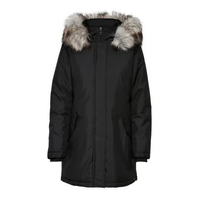 Abbildung von ONLY Onlnewkaty Parka, Damen, Größe: XL, Black detail nature fur
